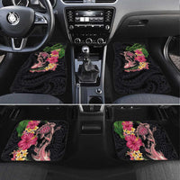 Hawaiian Tropical Plants Turtle and Shark Car Mats Polynesian Art Tattoo