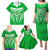 Kimbe Cutters Rugby Family Matching Puletasi Dress and Hawaiian Shirt Papua New Guinea Polynesian Tattoo Green Version LT03 - Polynesian Pride