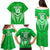 Custom Kimbe Cutters Rugby Family Matching Puletasi Dress and Hawaiian Shirt Papua New Guinea Polynesian Tattoo Green Version LT03 - Polynesian Pride