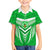 Custom Kimbe Cutters Rugby Family Matching Puletasi Dress and Hawaiian Shirt Papua New Guinea Polynesian Tattoo Green Version LT03 Son's Shirt Green - Polynesian Pride