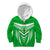 Custom Kimbe Cutters Rugby Kid Hoodie Papua New Guinea Polynesian Tattoo Green Version LT03 - Polynesian Pride