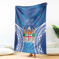 Fiji Day Blanket Fijian Masi Tribal Hibiscus Tattoo and Tapa Pattern LT03 - Polynesian Pride