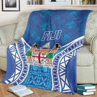 Fiji Day Blanket Fijian Masi Tribal Hibiscus Tattoo and Tapa Pattern LT03 - Polynesian Pride