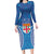 Fiji Day Family Matching Long Sleeve Bodycon Dress and Hawaiian Shirt Fijian Masi Tribal Hibiscus Tattoo and Tapa Pattern