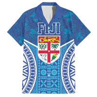 Fiji Day Family Matching Off Shoulder Maxi Dress and Hawaiian Shirt Fijian Masi Tribal Hibiscus Tattoo and Tapa Pattern