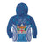 Fiji Day Kid Hoodie Fijian Masi Tribal Hibiscus Tattoo and Tapa Pattern