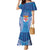 Fiji Day Mermaid Dress Fijian Masi Tribal Hibiscus Tattoo and Tapa Pattern