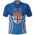 Fiji Day Polo Shirt Fijian Masi Tribal Hibiscus Tattoo and Tapa Pattern