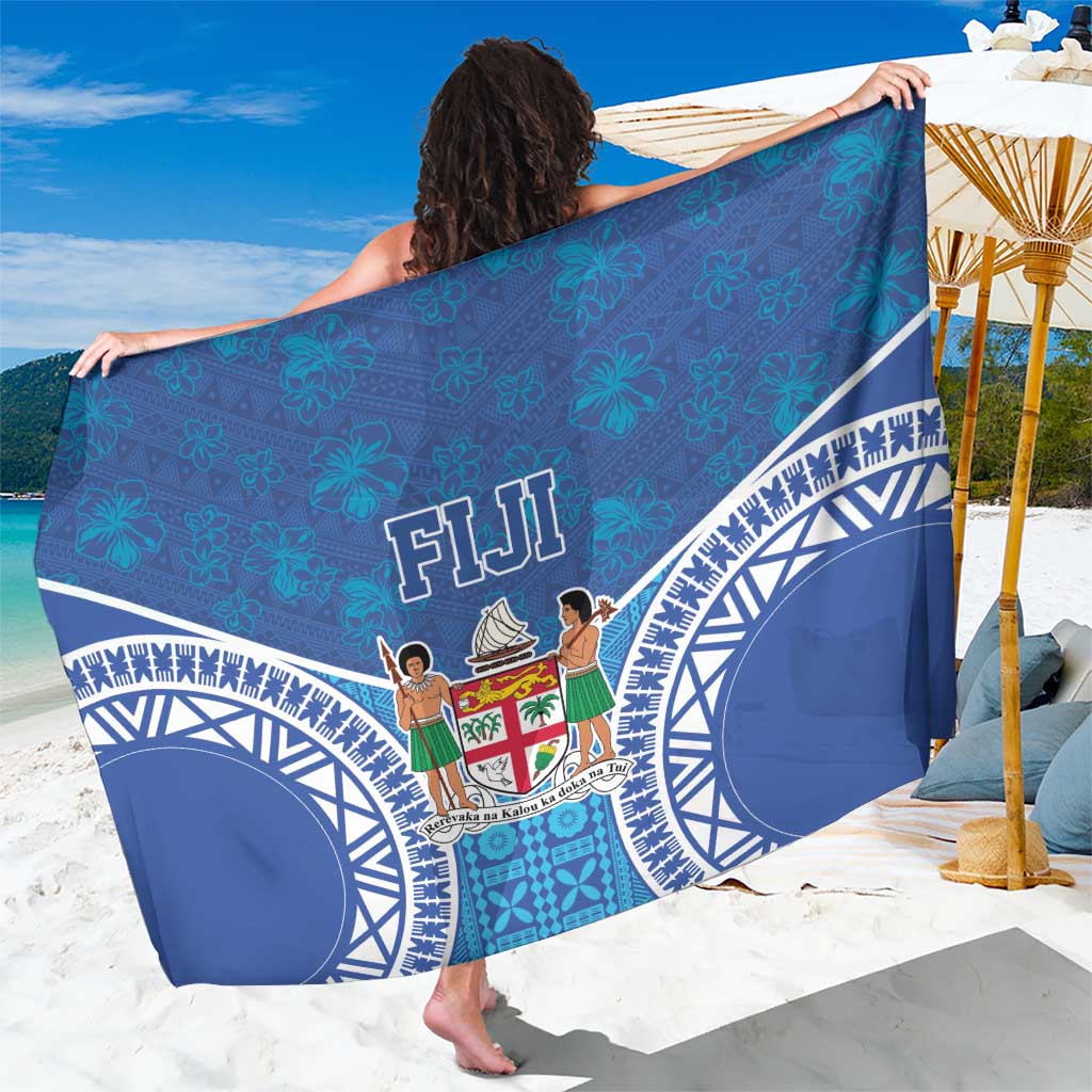 Fiji Day Sarong Fijian Masi Tribal Hibiscus Tattoo and Tapa Pattern