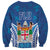 Fiji Day Sweatshirt Fijian Masi Tribal Hibiscus Tattoo and Tapa Pattern