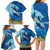 Polynesian Scuba Diving Family Matching Long Sleeve Bodycon Dress and Hawaiian Shirt Beauty Corals with Underwater and Polynesian Pattern