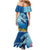 Polynesian Scuba Diving Family Matching Mermaid Dress and Hawaiian Shirt Beauty Corals with Underwater and Polynesian Pattern