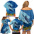 Polynesian Scuba Diving Family Matching Off Shoulder Short Dress and Hawaiian Shirt Beauty Corals with Underwater and Polynesian Pattern