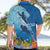 Polynesian Scuba Diving Hawaiian Shirt Beauty Corals with Underwater and Polynesian Pattern