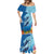 Polynesian Scuba Diving Mermaid Dress Beauty Corals with Underwater and Polynesian Pattern