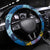 Polynesian Scuba Diving Steering Wheel Cover Beauty Corals with Underwater and Polynesian Pattern