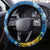 Polynesian Scuba Diving Steering Wheel Cover Beauty Corals with Underwater and Polynesian Pattern