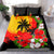 Hawaii Maui Island Bedding Set Maui Map With Tropical Forest Sunset Vibe LT03 - Polynesian Pride