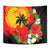 Hawaii Maui Island Tapestry Maui Map With Tropical Forest Sunset Vibe LT03 - Polynesian Pride