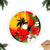 Hawaii Maui Island Tree Skirt Maui Map With Tropical Forest Sunset Vibe LT03 - Polynesian Pride