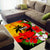 Custom Hawaii Maui Island Area Rug Maui Map With Tropical Forest Sunset Vibe LT03 - Polynesian Pride