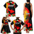 Custom Hawaii Maui Island Family Matching Tank Maxi Dress and Hawaiian Shirt Maui Map With Tropical Forest Sunset Vibe LT03 - Polynesian Pride