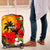 Custom Hawaii Maui Island Luggage Cover Maui Map With Tropical Forest Sunset Vibe LT03 Black - Polynesian Pride