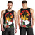 Hawaii Maui Island Men Tank Top Maui Map With Tropical Forest Vintage Style LT03 - Polynesian Pride