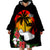 Custom Hawaii Maui Island Wearable Blanket Hoodie Maui Map With Tropical Forest Vintage Style LT03 - Polynesian Pride