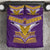 Rugby Niue Bedding Set Hiapo Tribal Heritage Tattoos Purple Color - Polynesian Pride