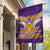 Rugby Niue Garden Flag Hiapo Tribal Heritage Tattoos Purple Color - Polynesian Pride