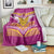 Rugby Niue Blanket Hiapo Tribal Heritage Tattoos Pink Color - Polynesian Pride