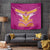 Rugby Niue Tapestry Hiapo Tribal Heritage Tattoos Pink Color - Polynesian Pride