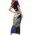 Custom Rugby Niue and Aotearoa Family Matching Short Sleeve Bodycon Dress and Hawaiian Shirt Hiapo with Maori Moko Tribal Heritage Tattoos - Polynesian Pride