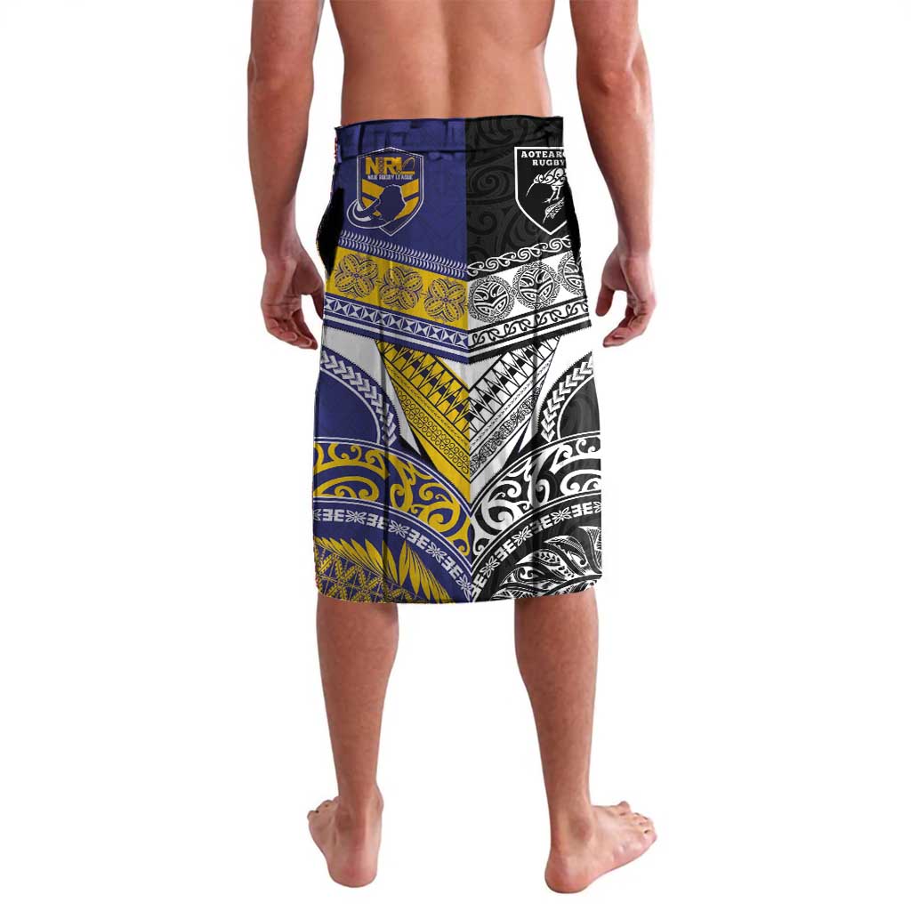 Custom Rugby Niue and Aotearoa Lavalava Hiapo with Maori Moko Tribal Heritage Tattoos - Polynesian Pride