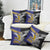 Rugby Niue and Aotearoa Pillow Cover Hiapo with Maori Moko Tribal Heritage Tattoos - Polynesian Pride