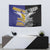 Rugby Niue and Aotearoa Tapestry Hiapo with Maori Moko Tribal Heritage Tattoos - Polynesian Pride