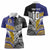 Custom Rugby Niue and Aotearoa Women Polo Shirt Hiapo with Maori Moko Tribal Heritage Tattoos - Polynesian Pride