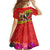 Hawaii Christmas Family Matching Puletasi Dress and Hawaiian Shirt Hula Girl Hibiscus With Hawaiian Style Tribal Fabric Patchwork LT03 - Polynesian Pride