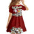 Tahiti Christmas Family Matching Summer Maxi Dress and Hawaiian Shirt Tiare Flowers and Pomarea Nigra with Polynesian Pattern LT03 - Polynesian Pride