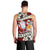 Tahiti Christmas Men Tank Top Tiare Flowers and Pomarea Nigra with Polynesian Pattern LT03 - Polynesian Pride