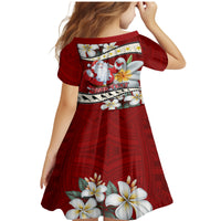 Personalised Tahiti Christmas Family Matching Mermaid Dress and Hawaiian Shirt Tiare Flowers and Pomarea Nigra with Polynesian Pattern LT03 - Polynesian Pride