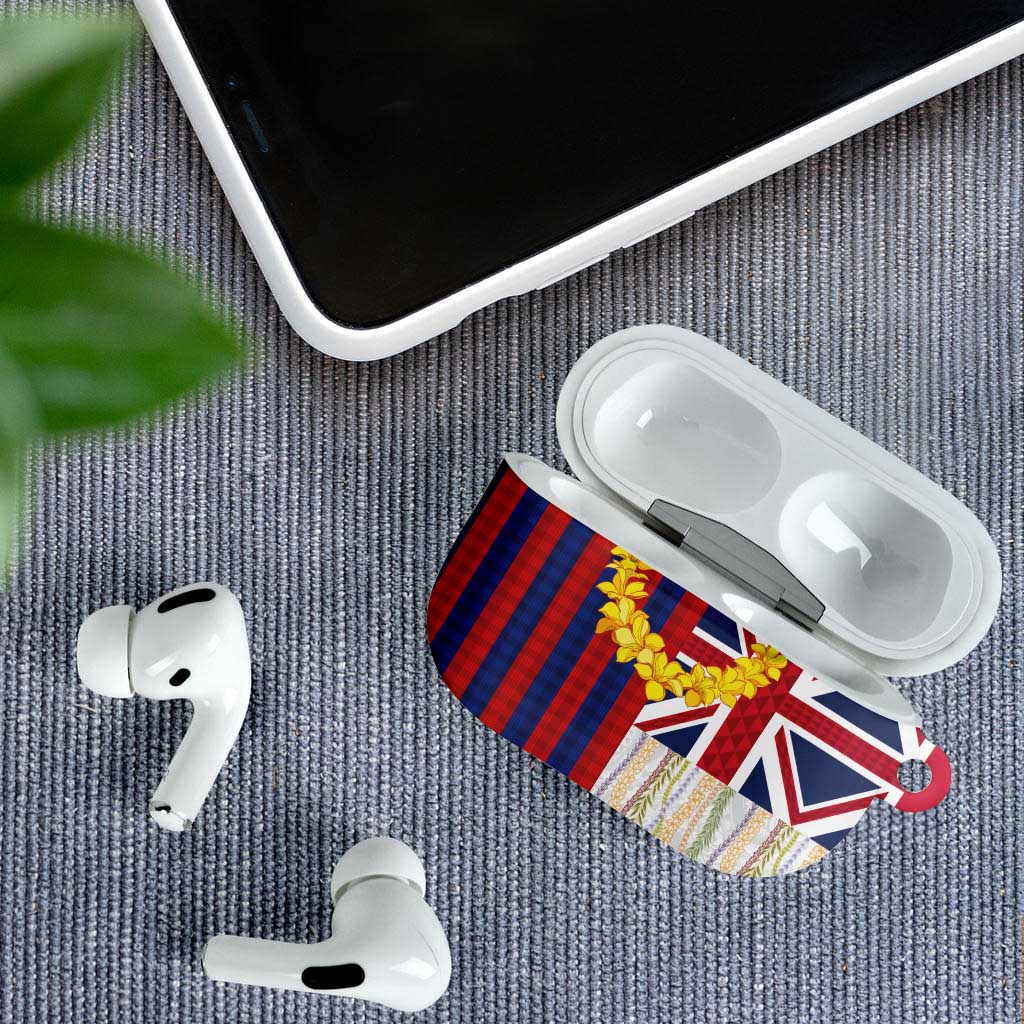 Hawaiian Tropical Plants Lei AirPods Case National Flag Style - Polynesian Pride
