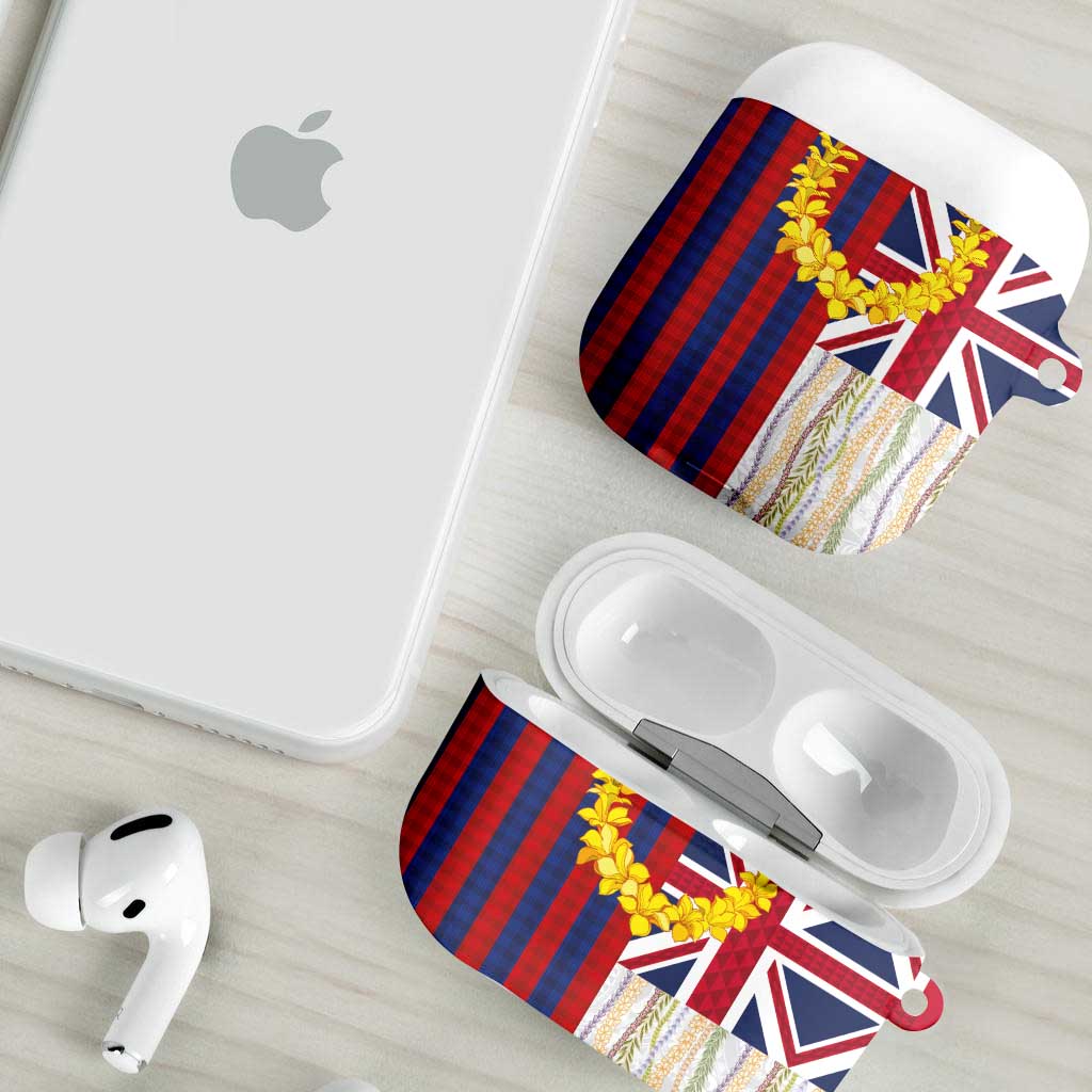 Hawaiian Tropical Plants Lei AirPods Case National Flag Style - Polynesian Pride