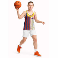 Hawaiian Tropical Plants Lei Basketball Jersey National Flag Style LT03 - Polynesian Pride
