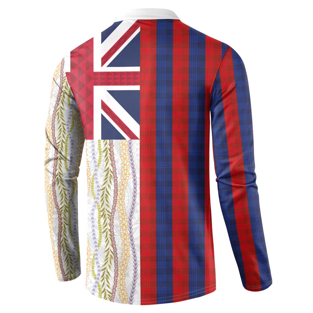 Hawaiian Tropical Plants Lei Button Sweatshirt National Flag Style LT03 - Polynesian Pride