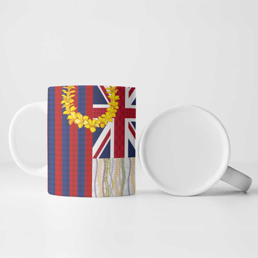 Hawaiian Tropical Plants Lei Ceramic Mug National Flag Style LT03 - Polynesian Pride