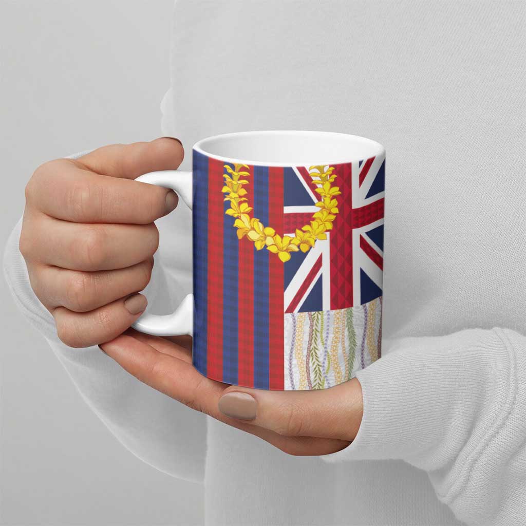 Hawaiian Tropical Plants Lei Ceramic Mug National Flag Style LT03 - Polynesian Pride