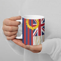 Hawaiian Tropical Plants Lei Ceramic Mug National Flag Style LT03 - Polynesian Pride