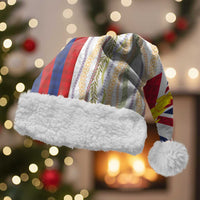 Hawaiian Tropical Plants Lei Christmas Santa Hat National Flag Style - Polynesian Pride